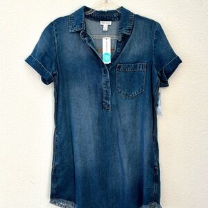 Denim Blue Tunic Top